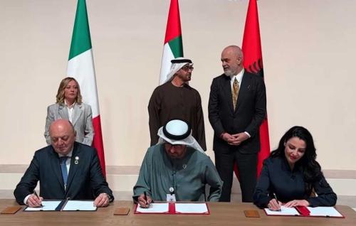 Italy, Albania, and UAE Sign Clean Energy Cooperation Agreement