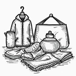 Leather Goods and Fabrics (Clothing, Home Decor, Other) 